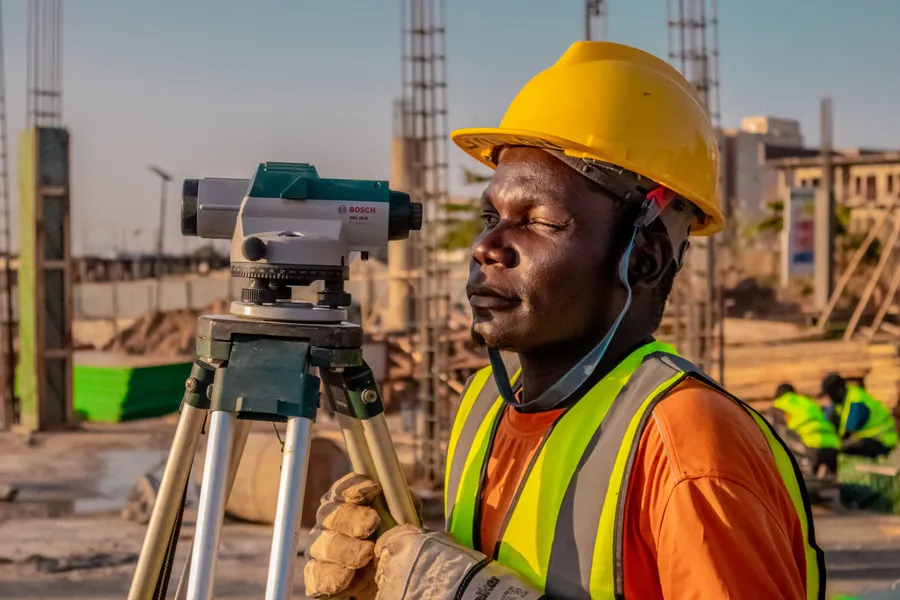 Land Surveying, BRIDGE INC. at work in Greater Accra
